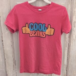 Cool Beans Pink Kids T-Shirt